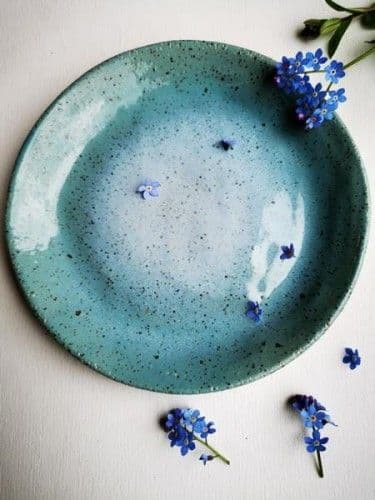 blue plate
